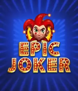 Step into the colorful world of Epic Joker slot by Relax Gaming, featuring a mischievous joker with a flaming hairstyle against a sparkling blue background. This image captures the light-hearted spirit of classic slots, great for those who love traditional gameplay, offering a captivating gaming experience.